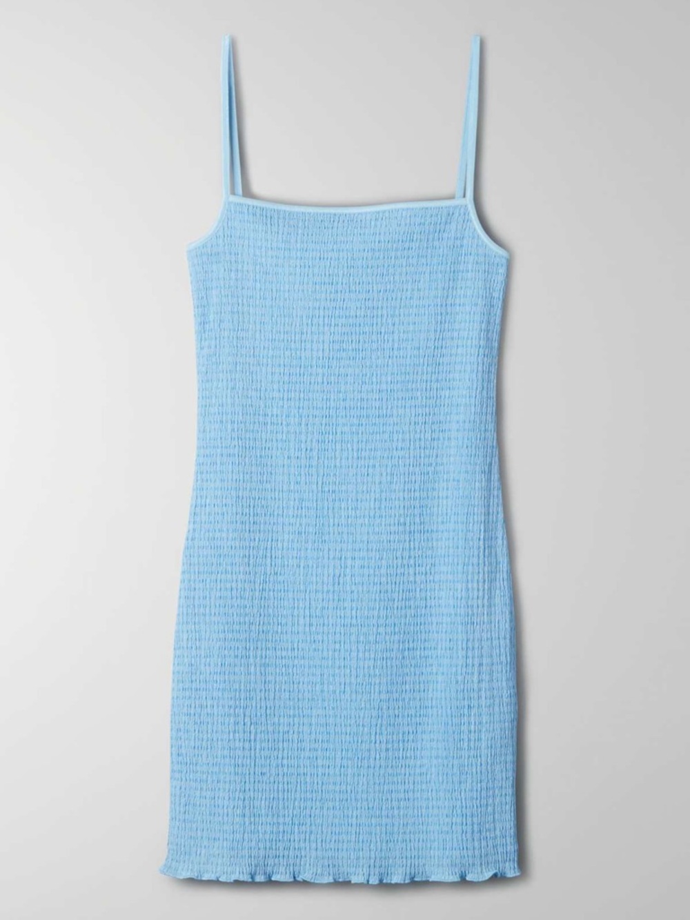 Wilfred Light Blue Spaghetti Strap Mini Dress - Picture 5 of 8